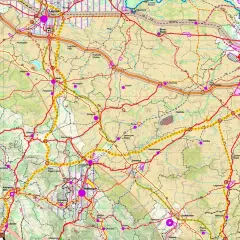 Mapa drogowa z zaznaczoną trasą S3 i okolicznymi miejscowościami. Najnowsze informacje o drogach i inwestycjach.