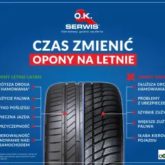 Kiedy zmieniać opony na letnie? Porównanie opon letnich i zimowych latem: krótsza droga hamowania, mniejsze zużycie paliwa, lepsza przyczepność.