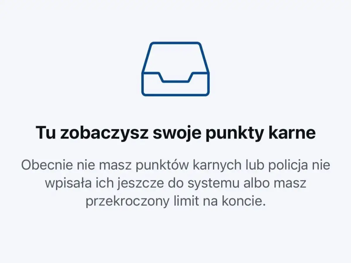 Ikona szuflady i tekst: