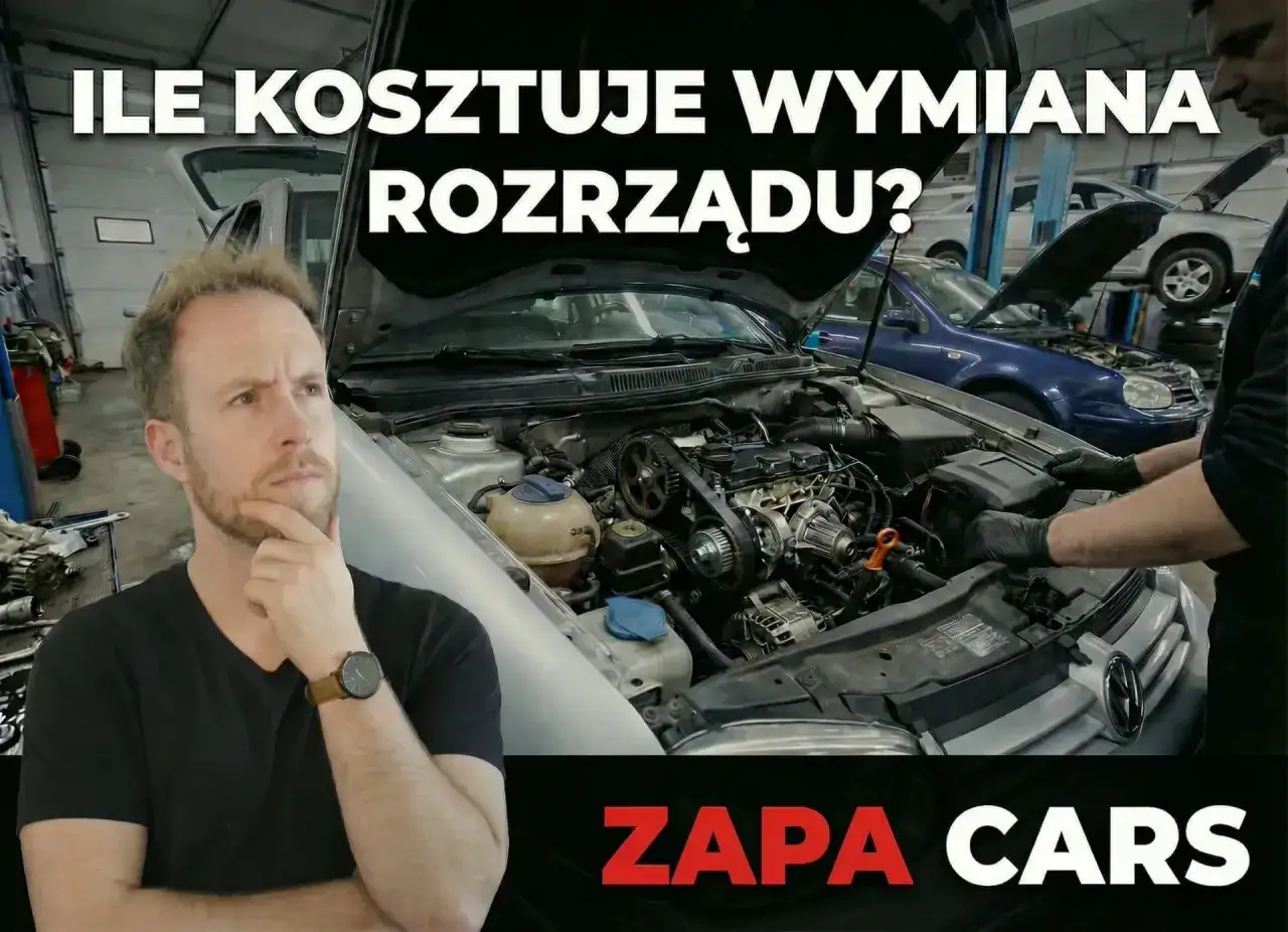 Zastanawiasz się, wymiana rozrządu co ile? Mechanik w warsztacie ZAPA CARS pracuje nad silnikiem, by odpowiedzieć na to pytanie.
